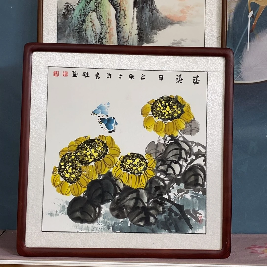 国画带框尺寸62厘米