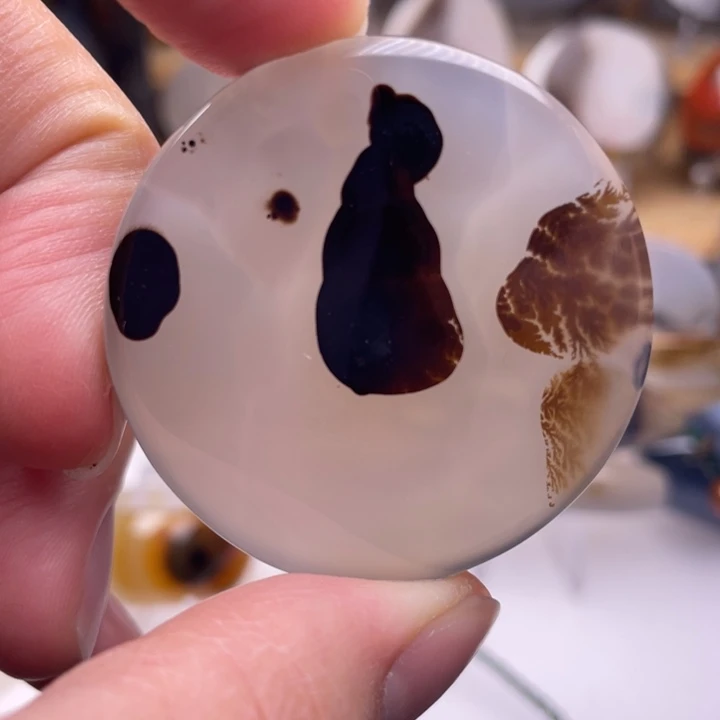 玛瑙/玉髓未镶嵌吊坠(不含链)