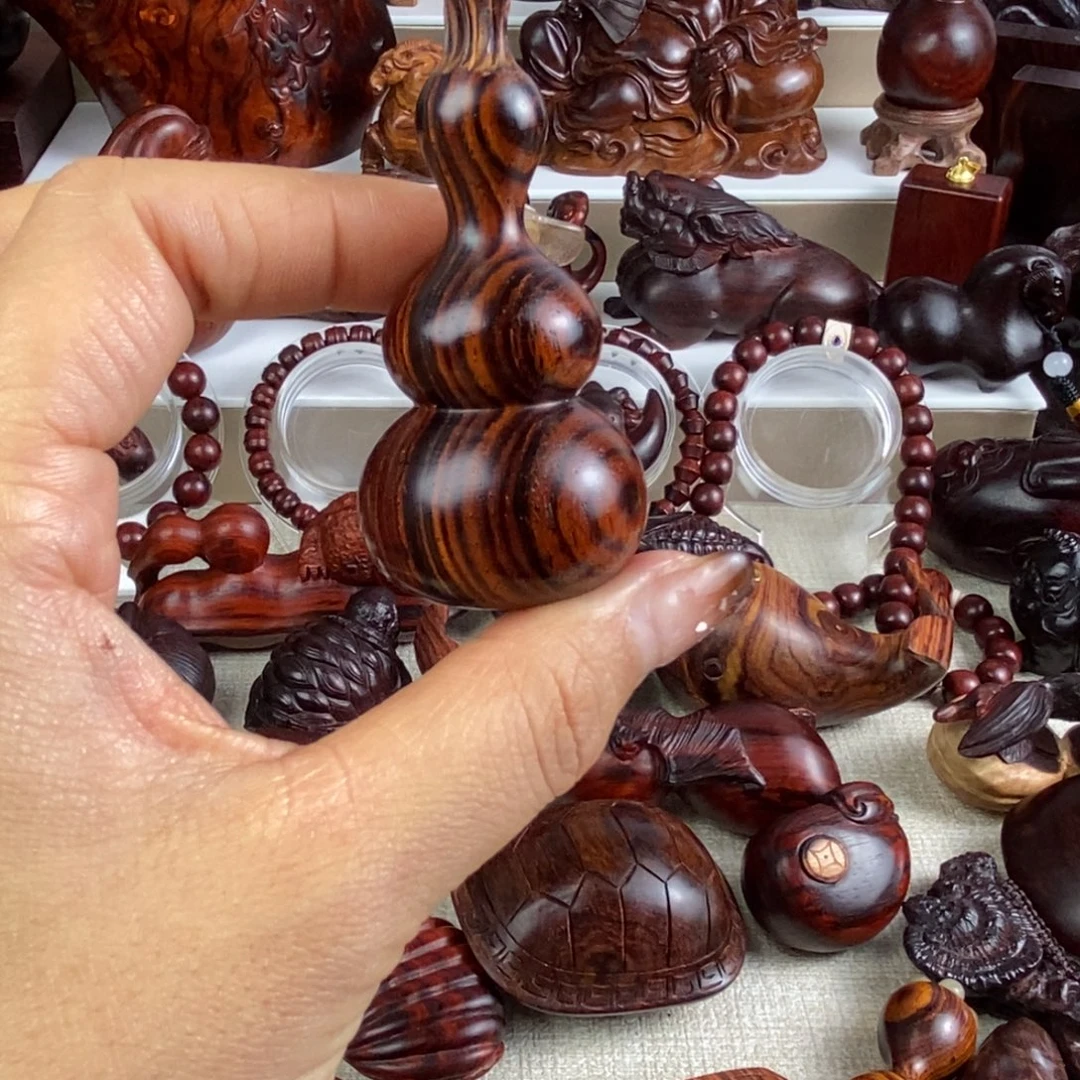 木微凹黄檀葫芦手把件