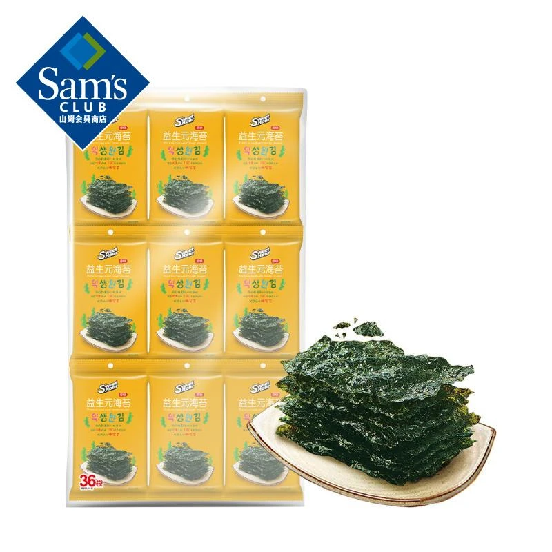 喜之郎 美好时光益生元海苔 142g(36袋) 142g*1袋解馋零食