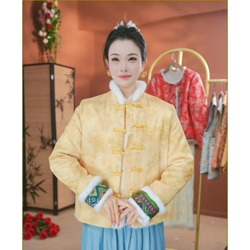 【温言-外套】国风新中式盘扣外套