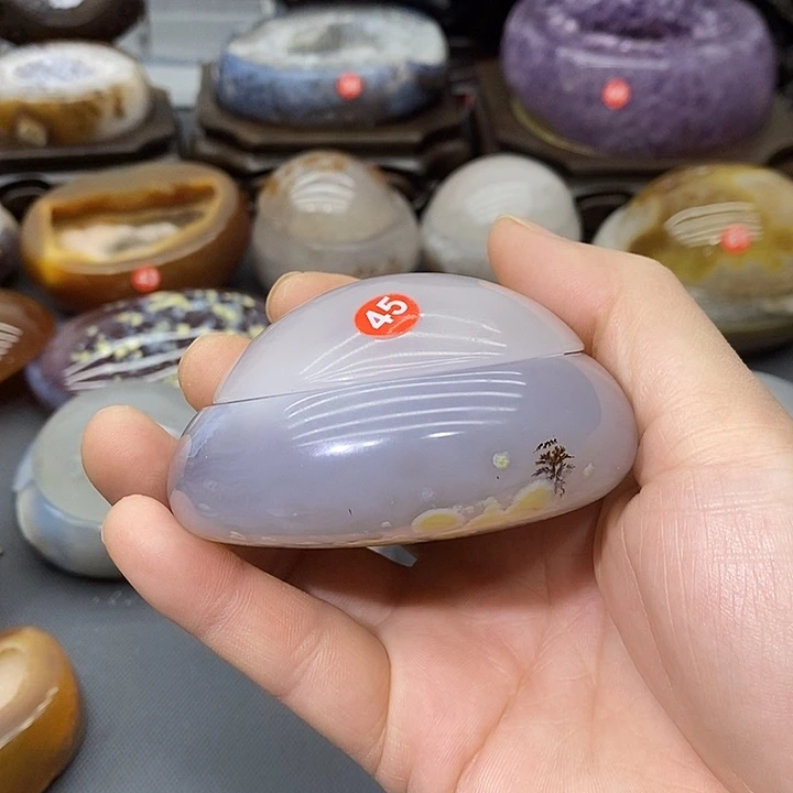 未镶嵌紫晶摆件精抛美盆