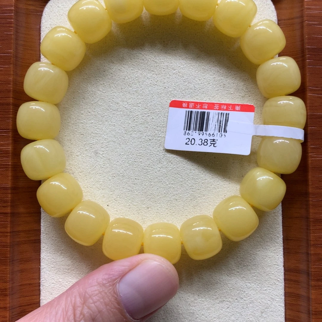 蜜蜡未镶嵌手链蜜蜡