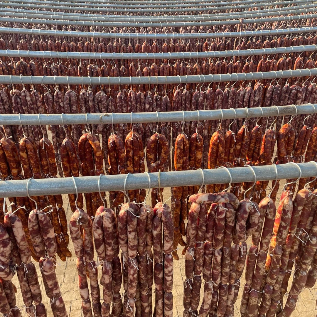 【彬帅田园鹏子】纯猪肉手工腊肠【麻辣】【五香】