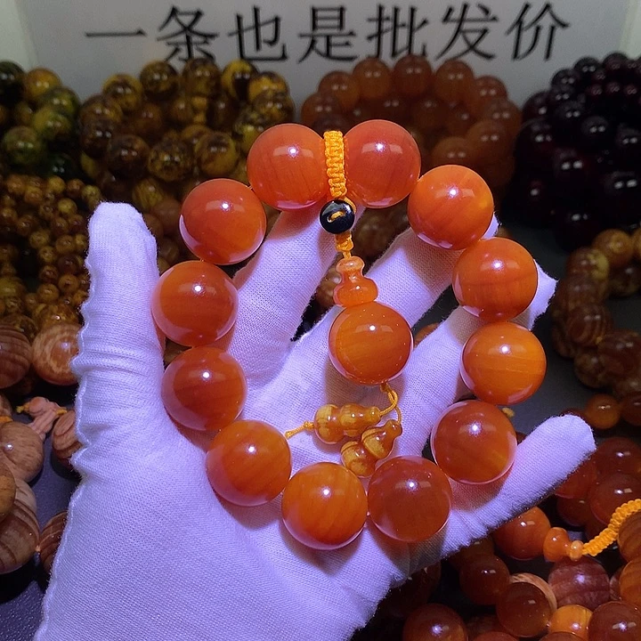 松木（琥珀木）手串/手链2.1 包浆高货