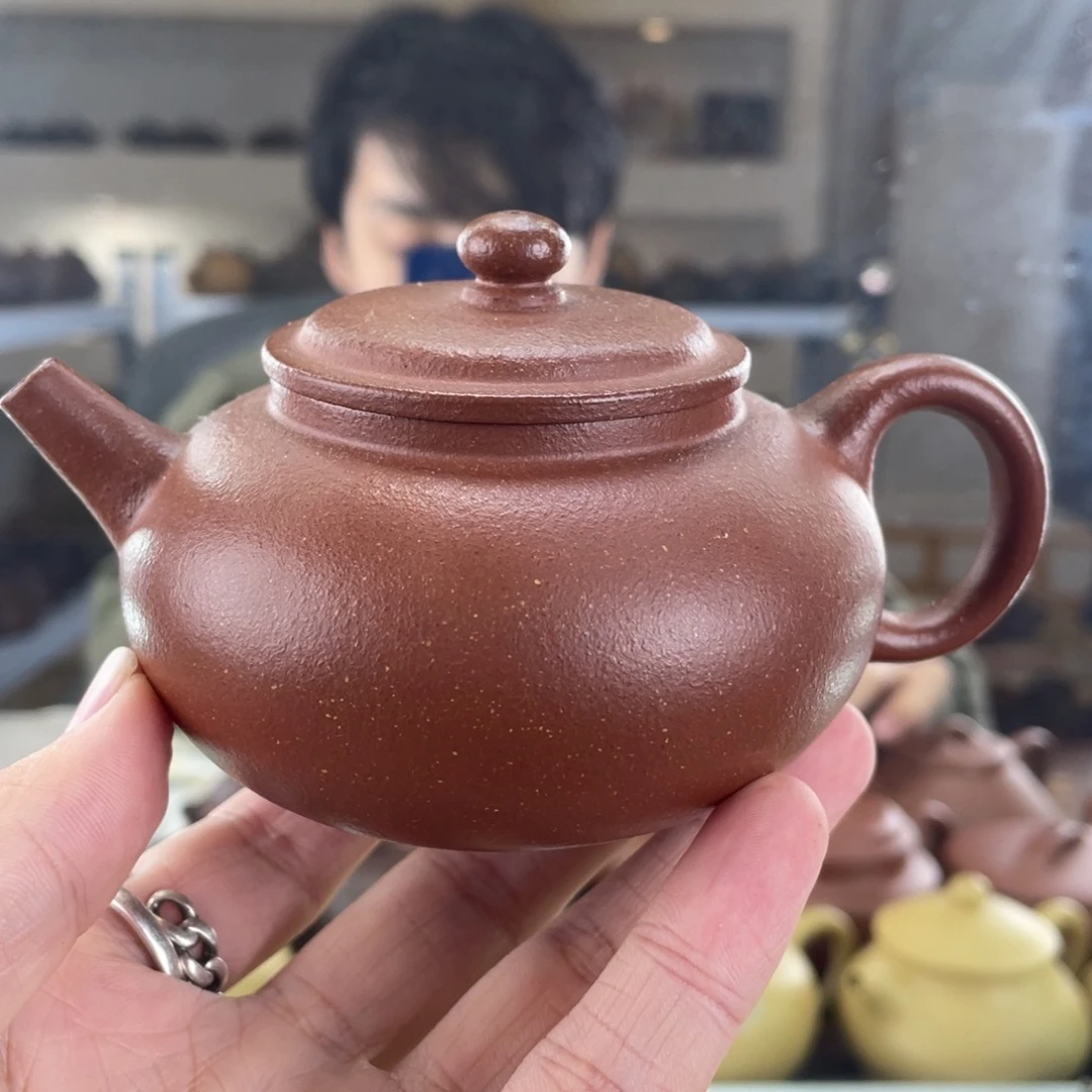 茶壶紫砂180cc红降坡此处