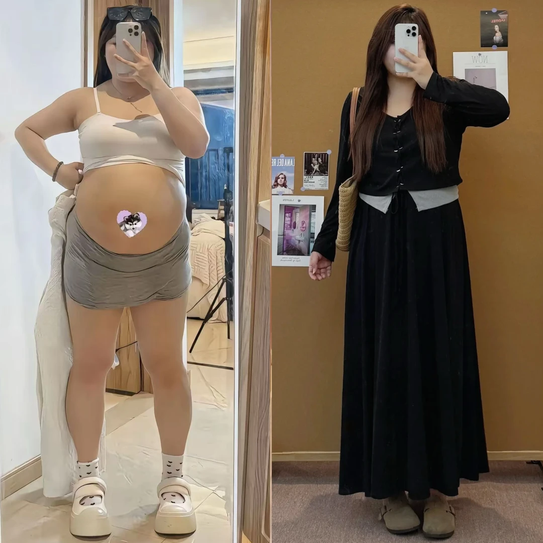 大码女装胖mm春秋新款法式高级设计感挂脖上衣配高腰半身裙三件套