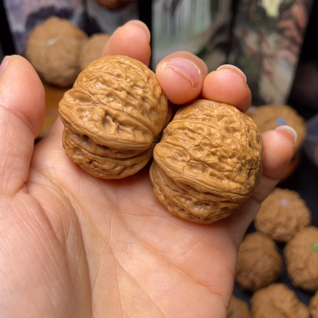 文玩核桃把件L*！37全品铁锤