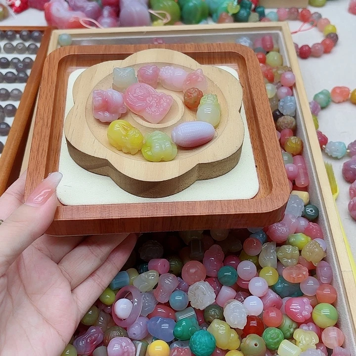 柠***萌未镶嵌手链玛瑙/玉髓盐源11