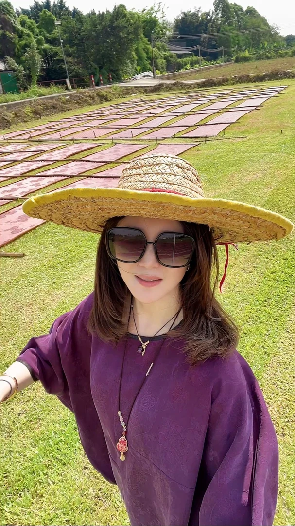【玉洁定制】"紫香"香云纱宽松版时尚休闲上衣衬衫LBW25156