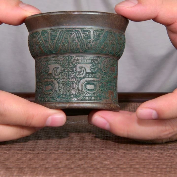茶杯紫砂高货放漏