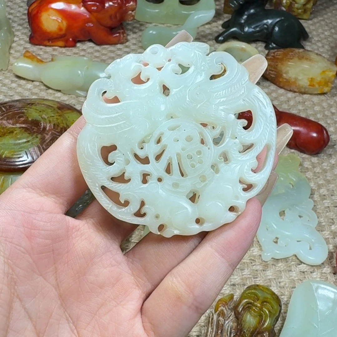 吊坠白玉菩提挂件