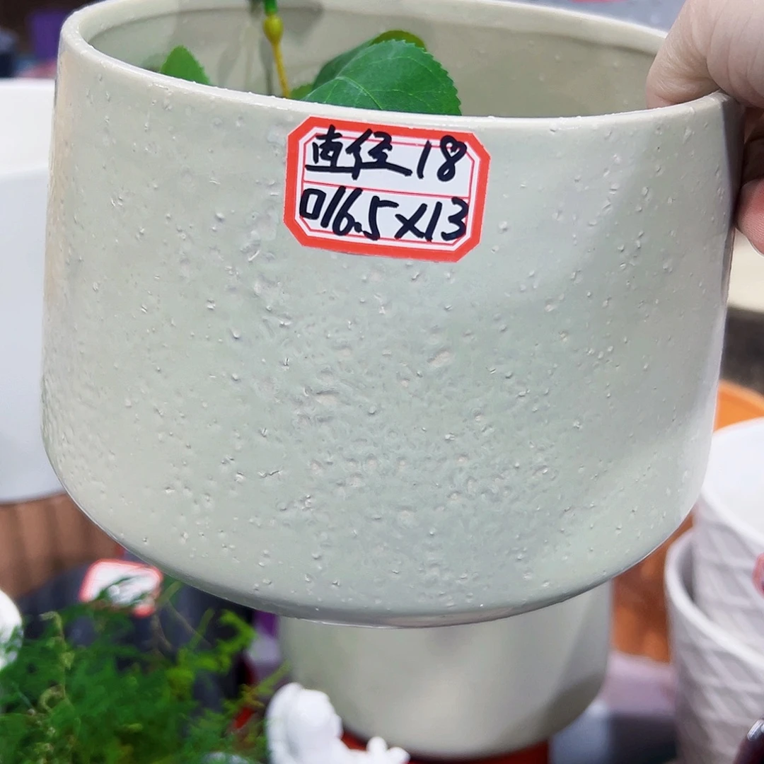 外贸尾单陶瓷花盆凑单10米包邮