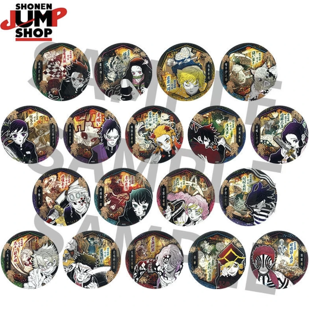 上海js鬼灭之刃气魄一闪浮雕徽章盲盒（默认代拆）