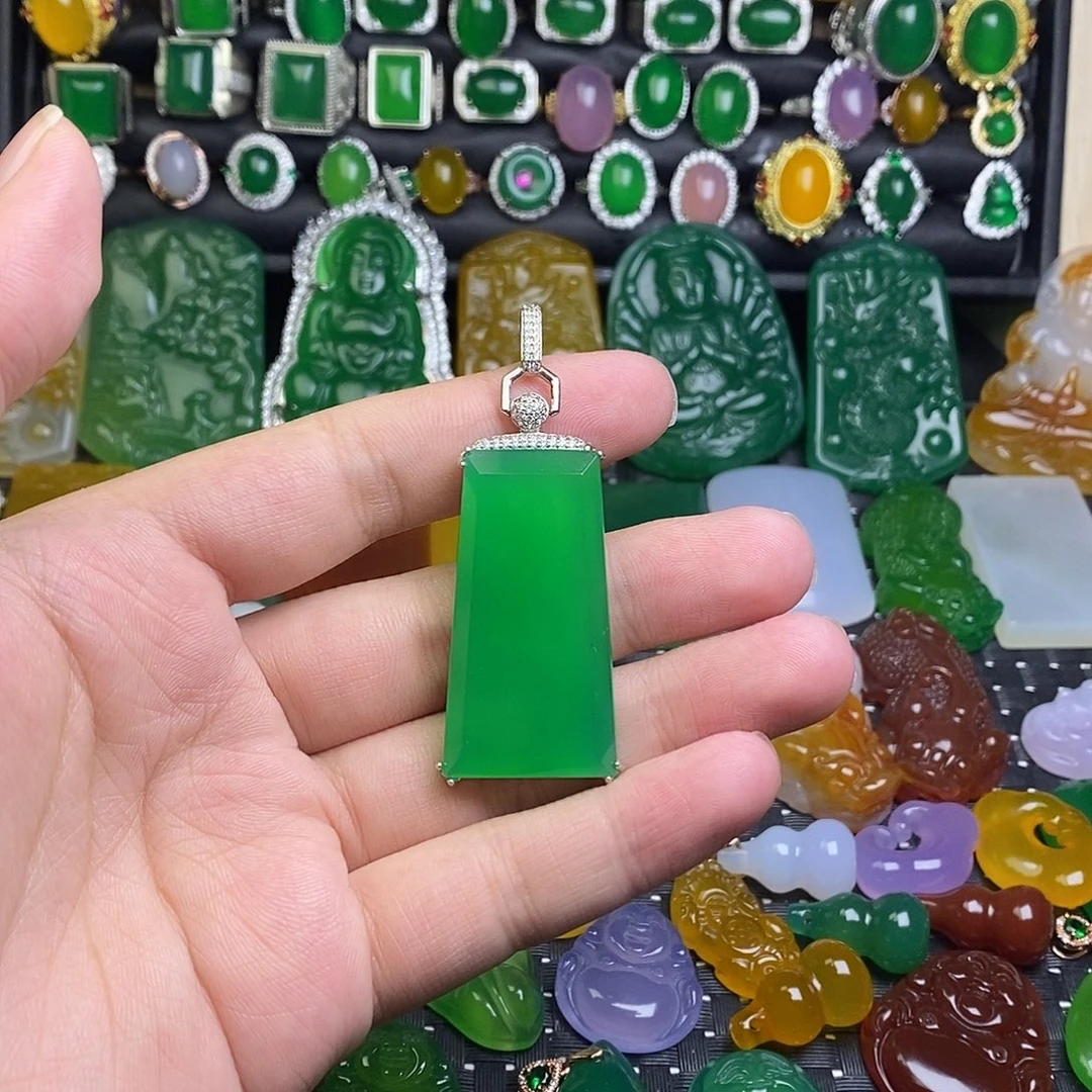 玛瑙/玉髓合金颈饰