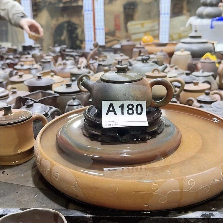 紫砂茶壶坭兴陶柴烧