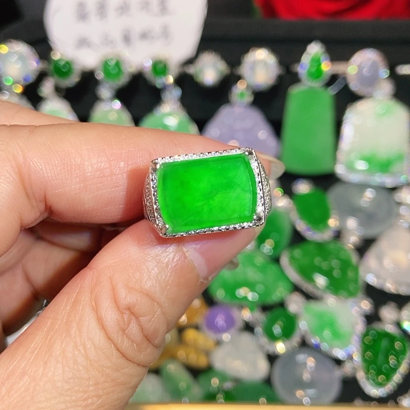 【闪购商品】未镶嵌戒指翡翠天然翡翠