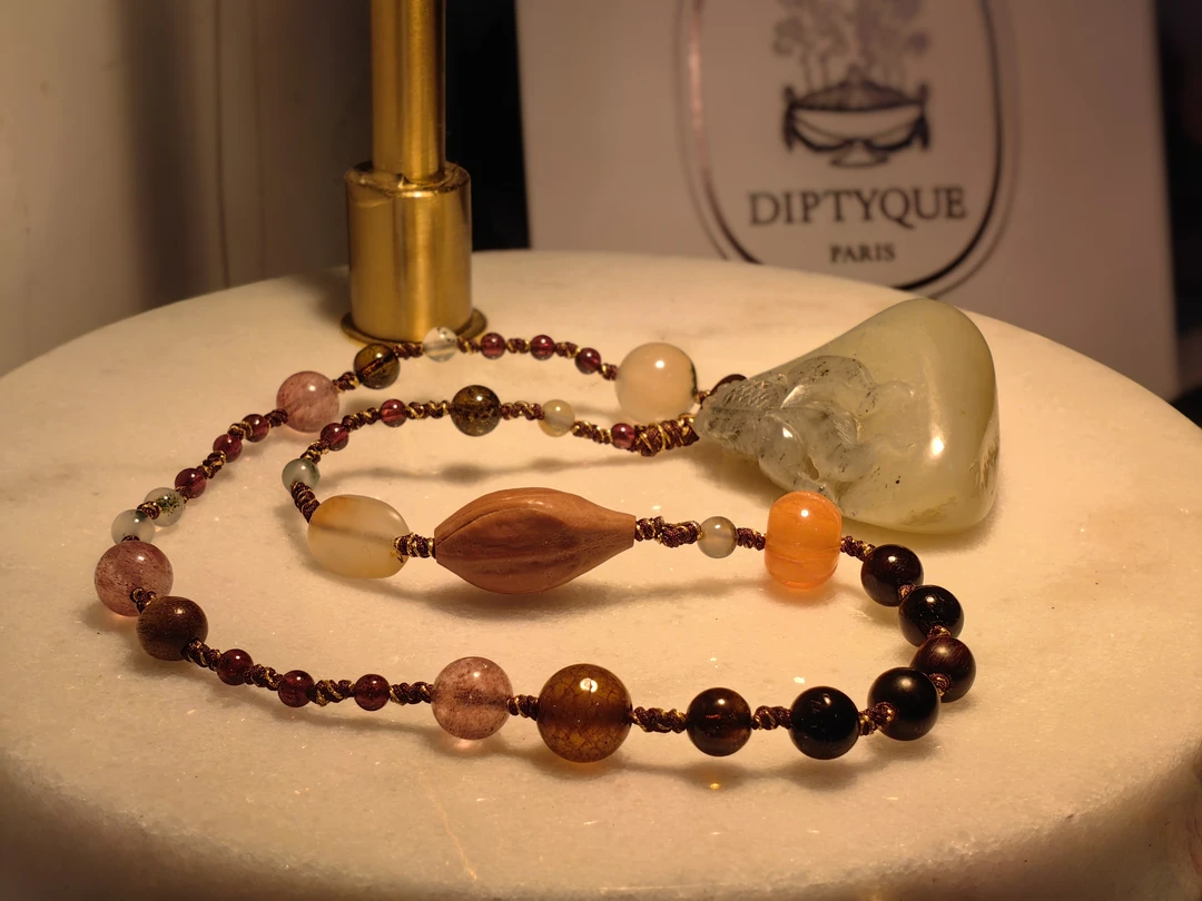 非金属木质吊坠 木石高定*挂件挂绳*金鱼满堂手持手把包挂项链