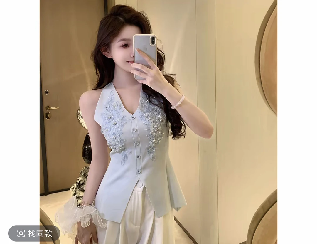 女针织衫显瘦法式轻奢设计感时尚