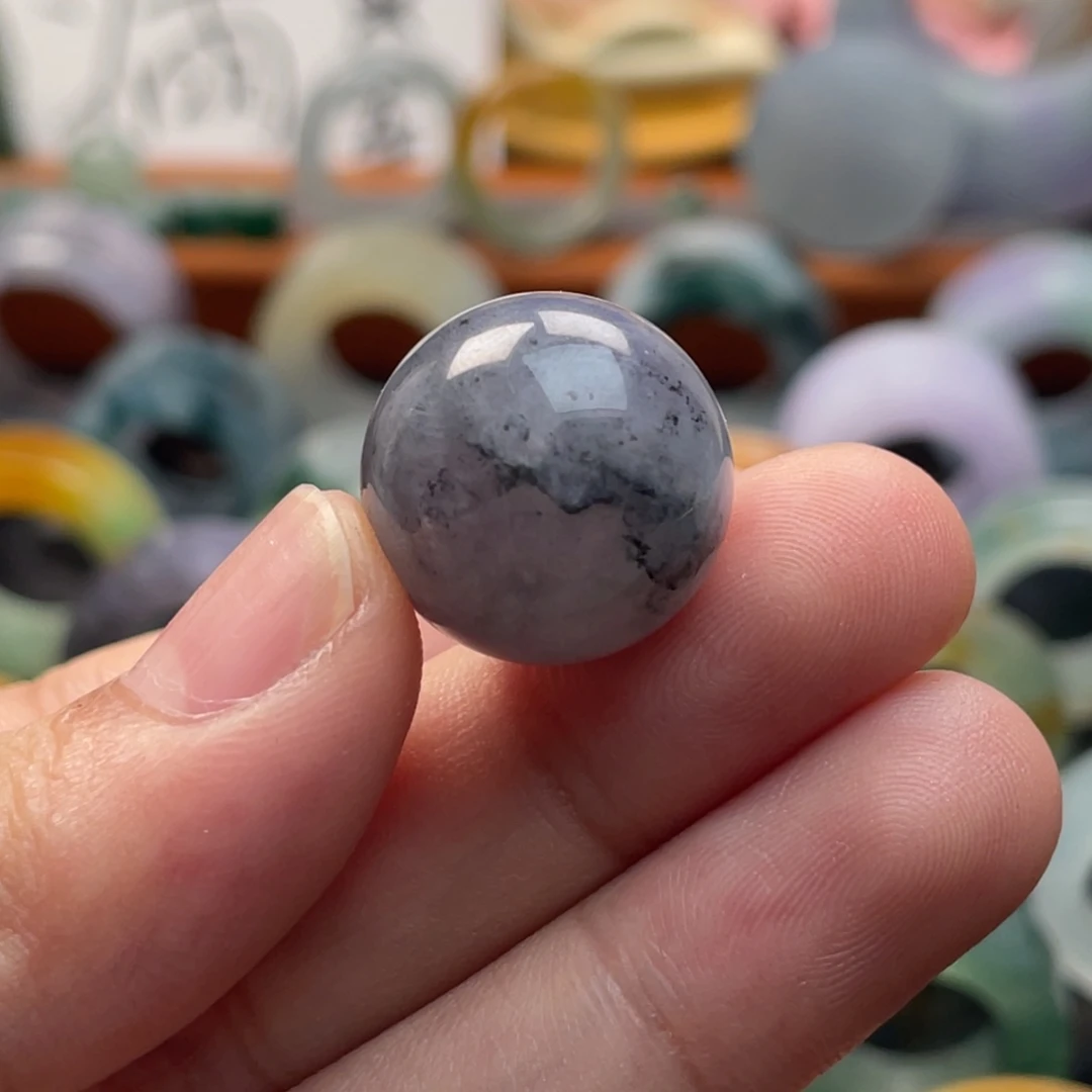 定制翡翠未镶嵌  冰库洛米珠