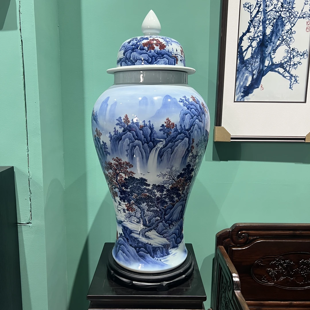 景德镇陶瓷-良朋柴窑专场将军罐