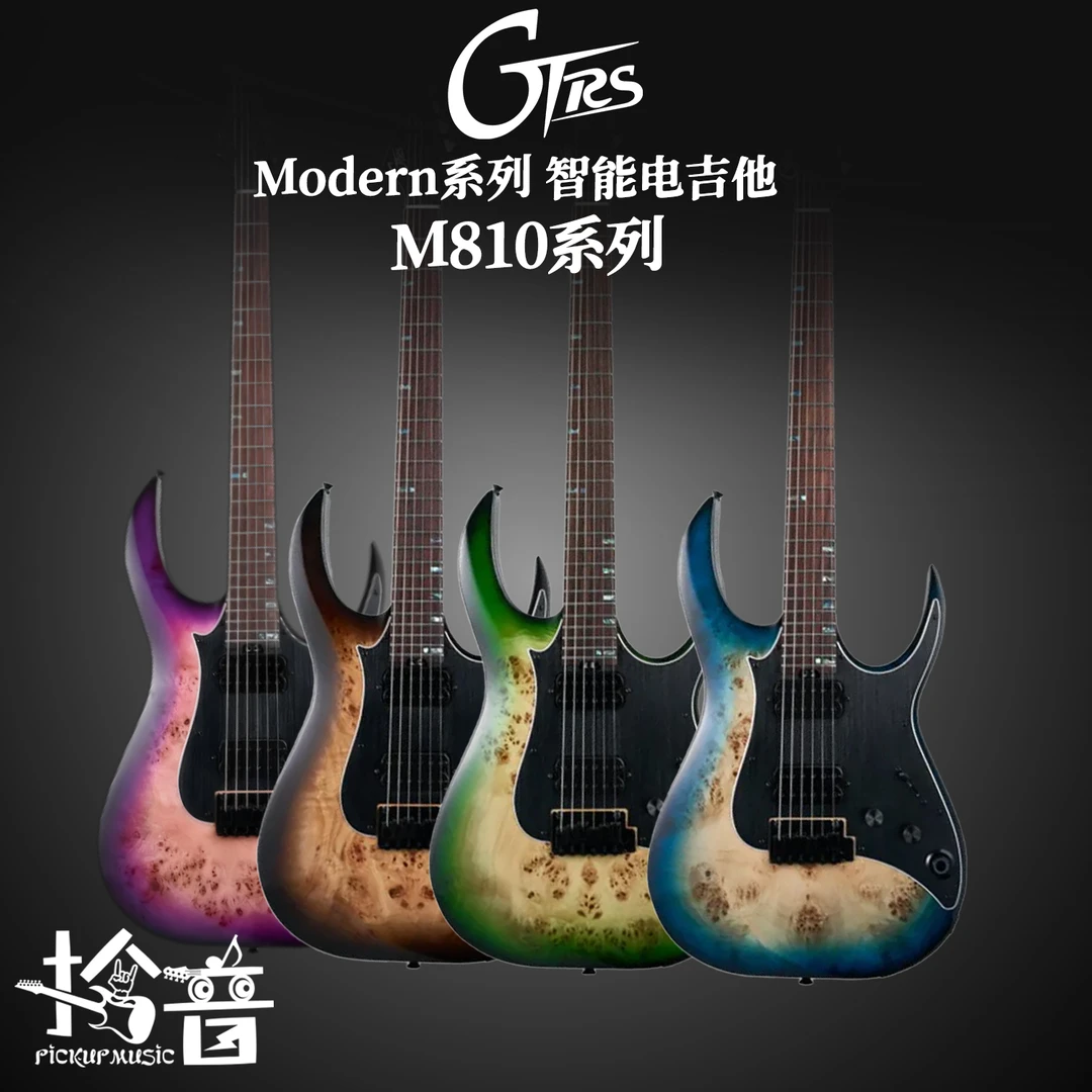 MOOER GTRS M810智能电吉他可内录蓝牙内置综合效果器电吉他