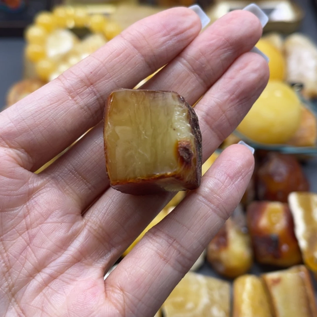 【闪购商品】未镶嵌定制琥珀天然琥珀蜜蜡原石定制