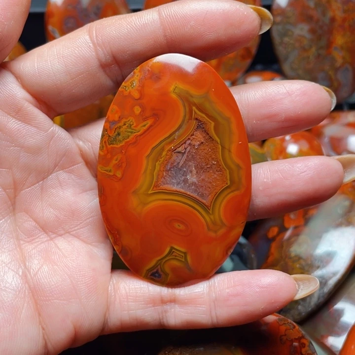 玛瑙/玉髓战国红玛瑙挂件未镶嵌筱*