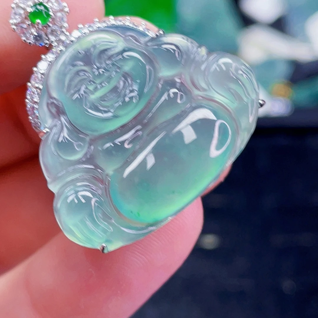 翡翠未镶嵌颈饰2，