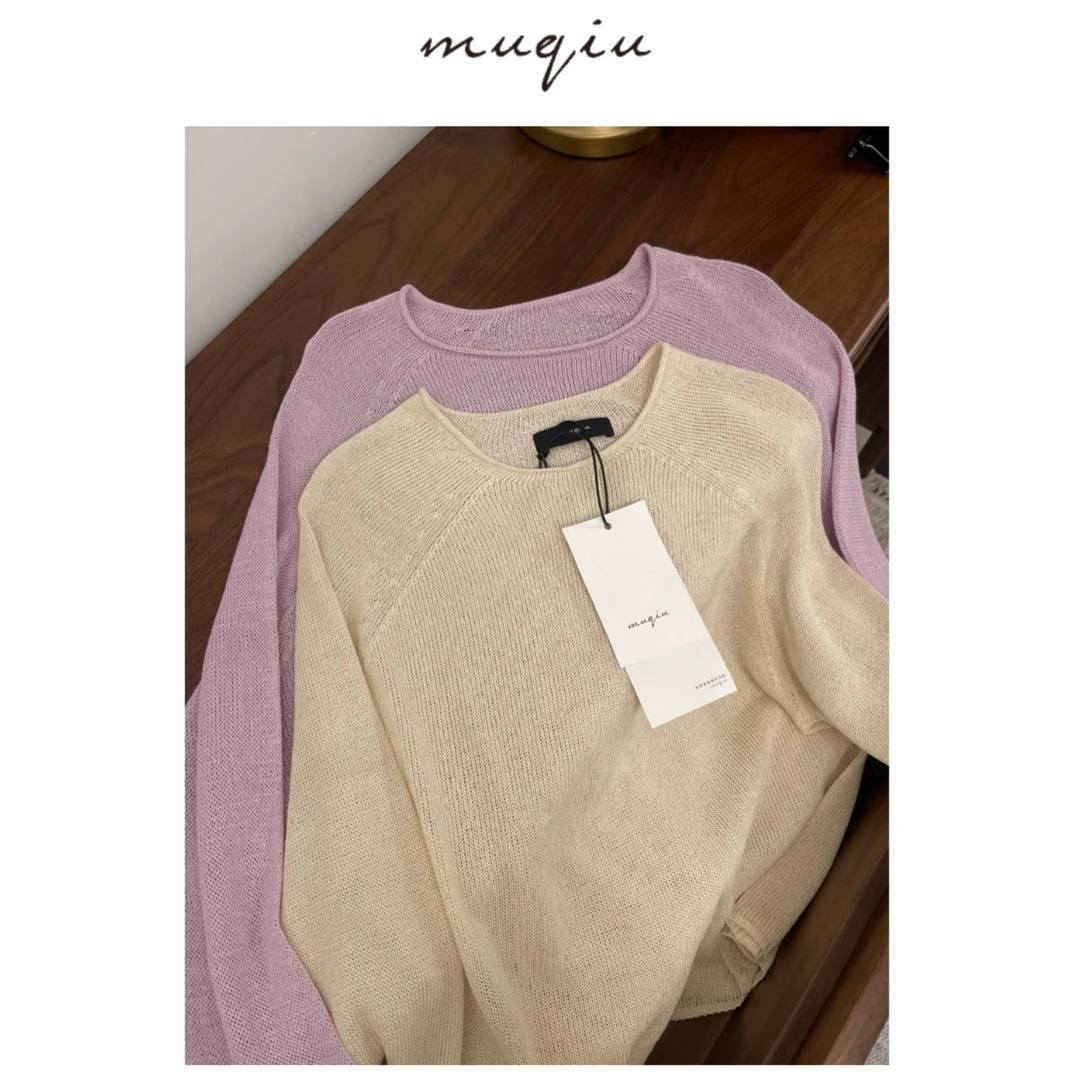 青慕知湫《紫桜》岛国版和纸纱～空调防晒罩衫上衣