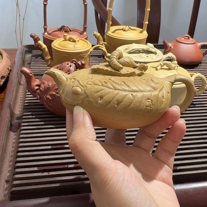 茶壶紫砂黄金段桑宝