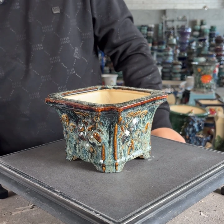 。一风堂石湾花盆 内12*9