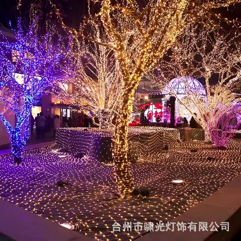 LED灯串户外露营防水满天星彩灯串灯闪灯用于庭院工程房间装饰