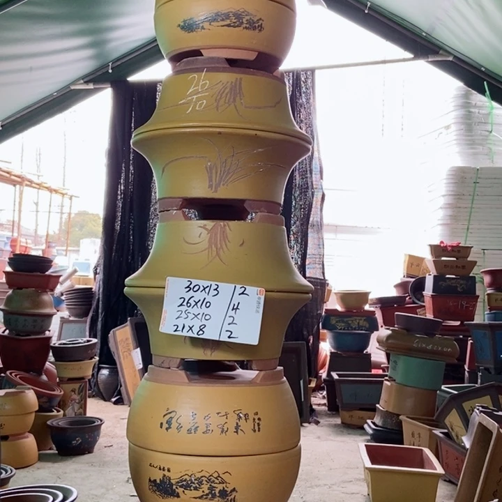 紫砂花盆紫砂紫砂