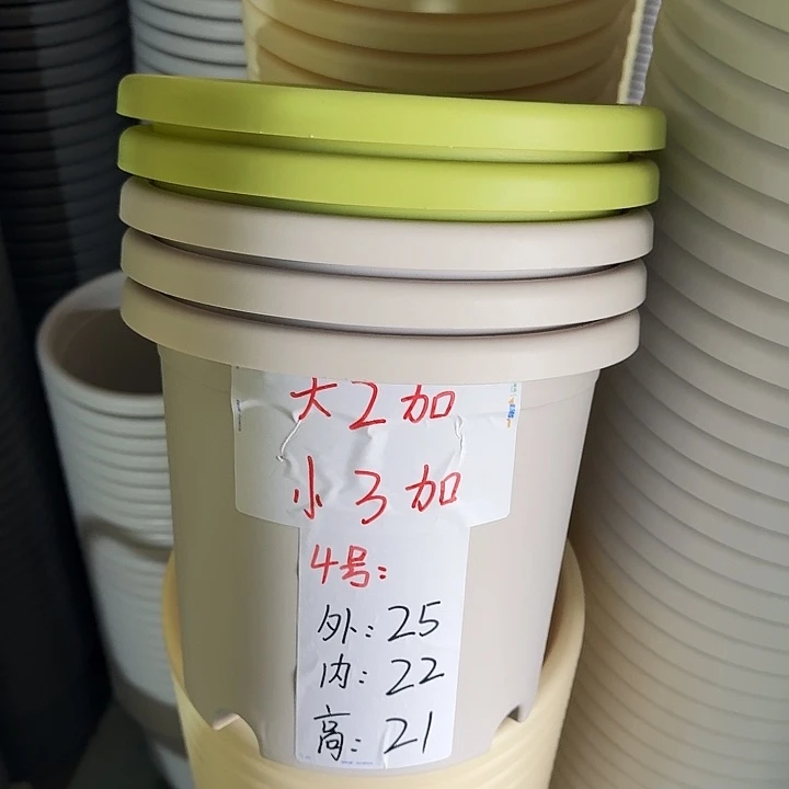 四季4#口径25灰白色5个无托