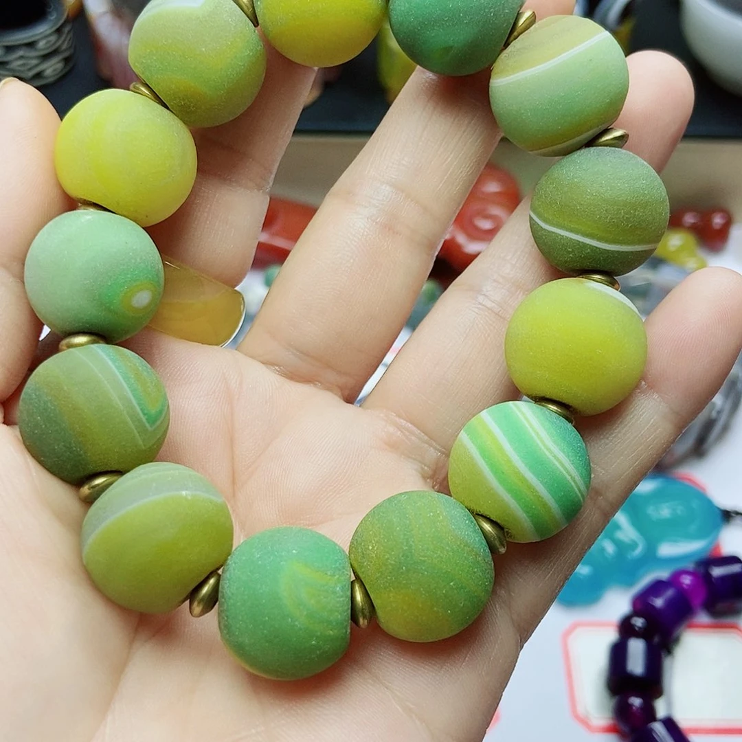 玛瑙/玉髓手链未镶嵌用****5