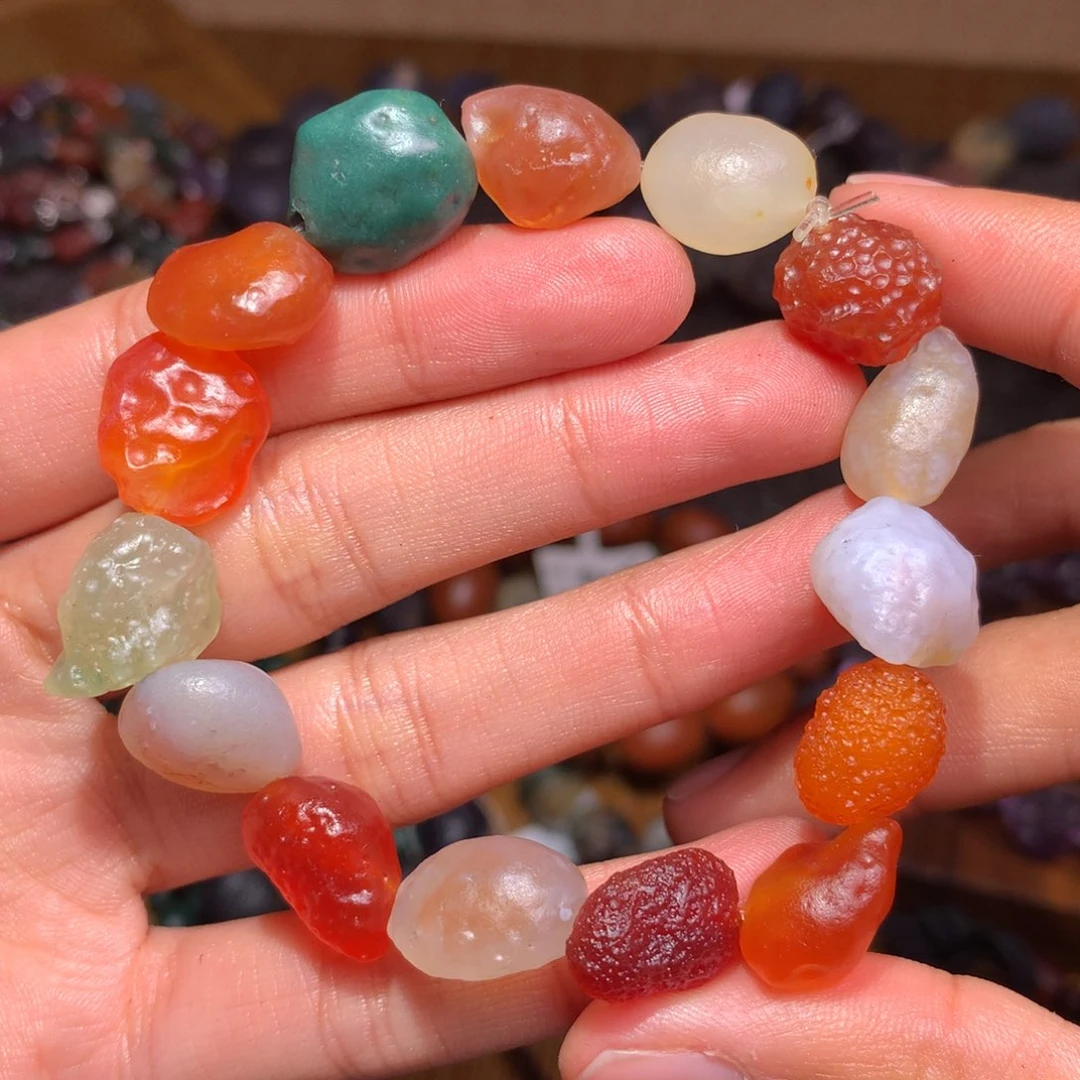 未镶嵌玛瑙/玉髓珠宝半成品