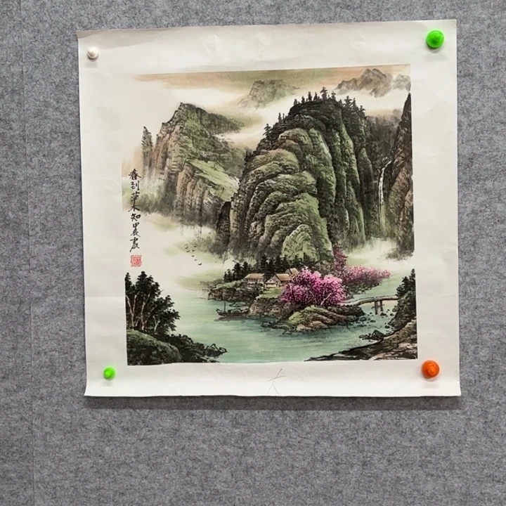 国画花鸟等多种鸟类的栖息