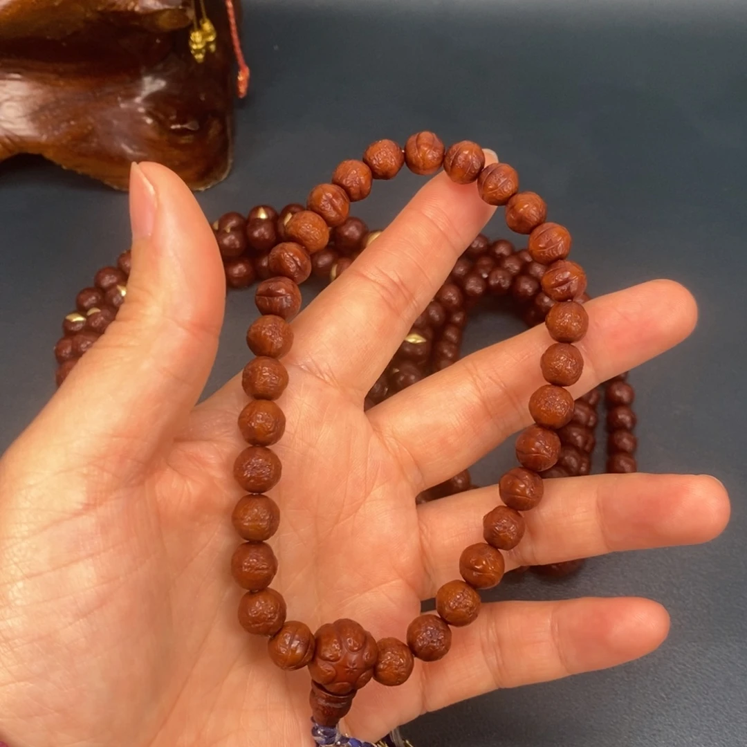 凤眼菩提吊坠手持9.0