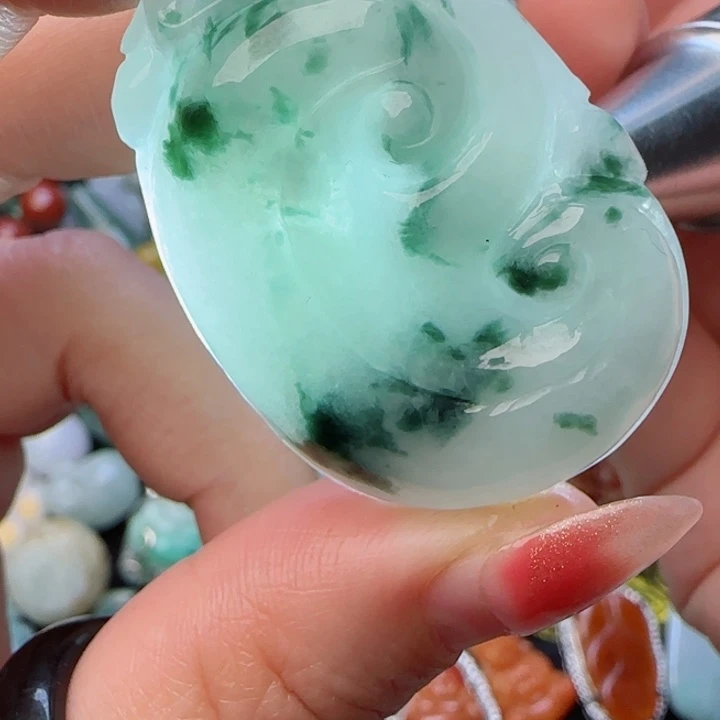 翡翠颈饰未镶嵌天然A货818