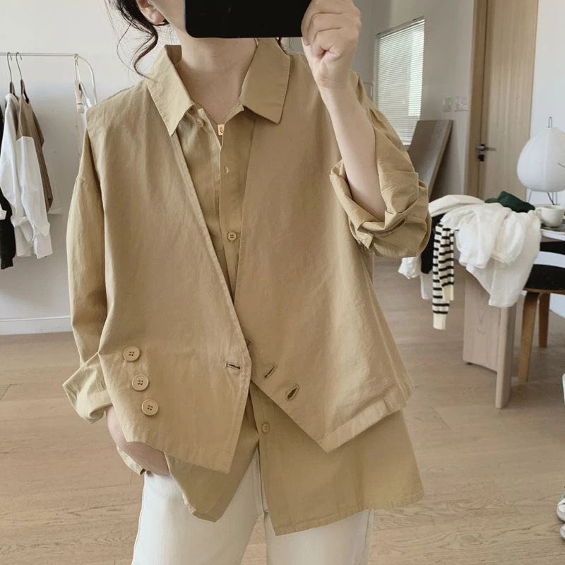 夏季衬衫韩版小众显瘦