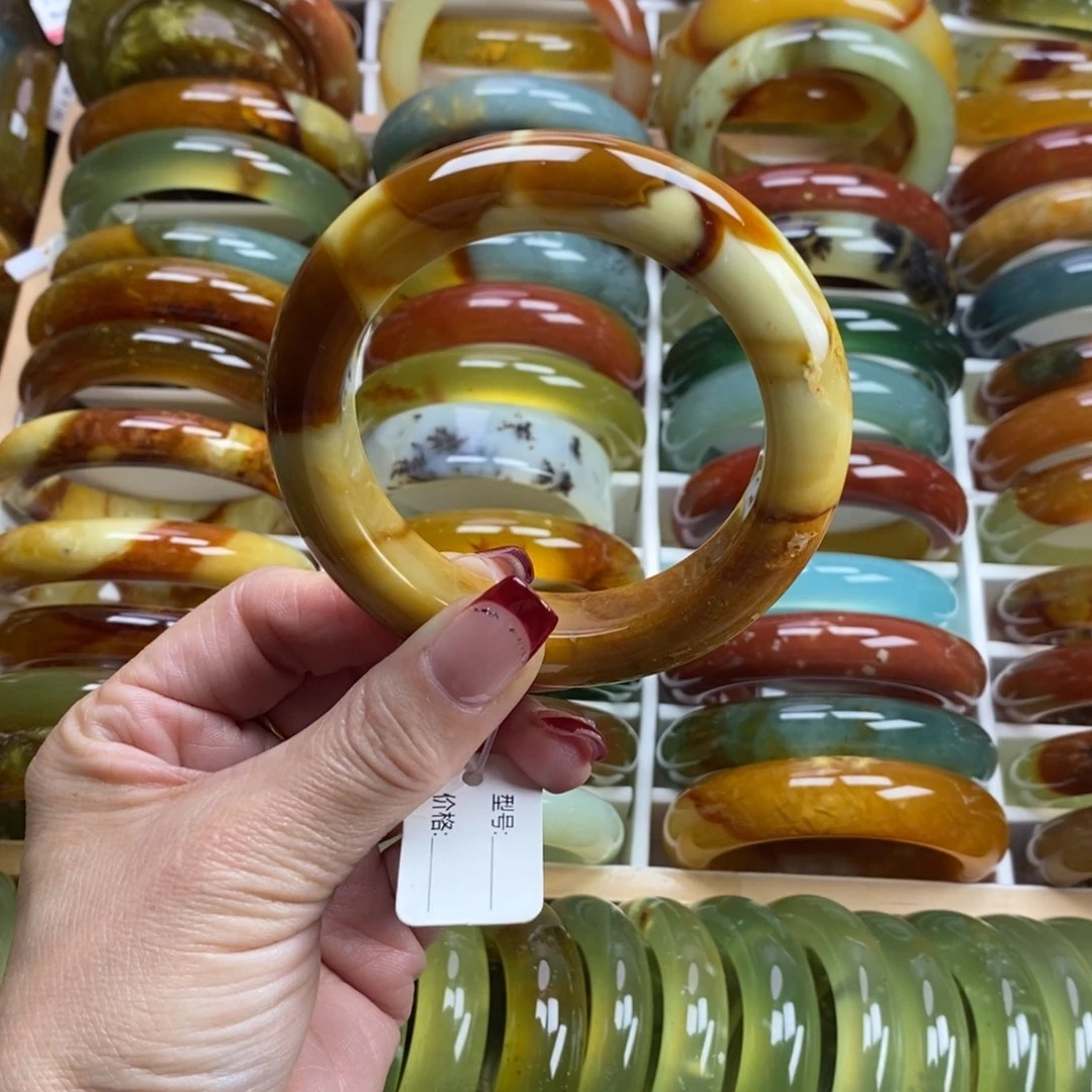 未镶嵌蛇纹石玉手镯57