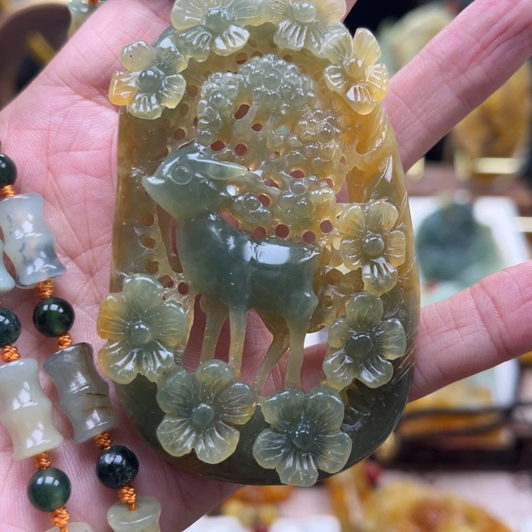 未镶嵌岫玉挂件挂件