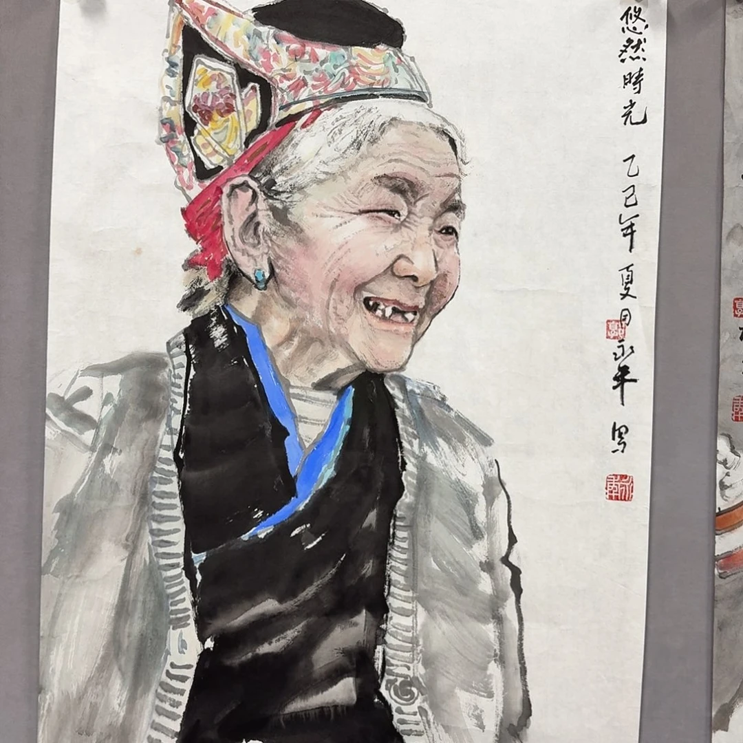 国画亲笔手绘放心去藏