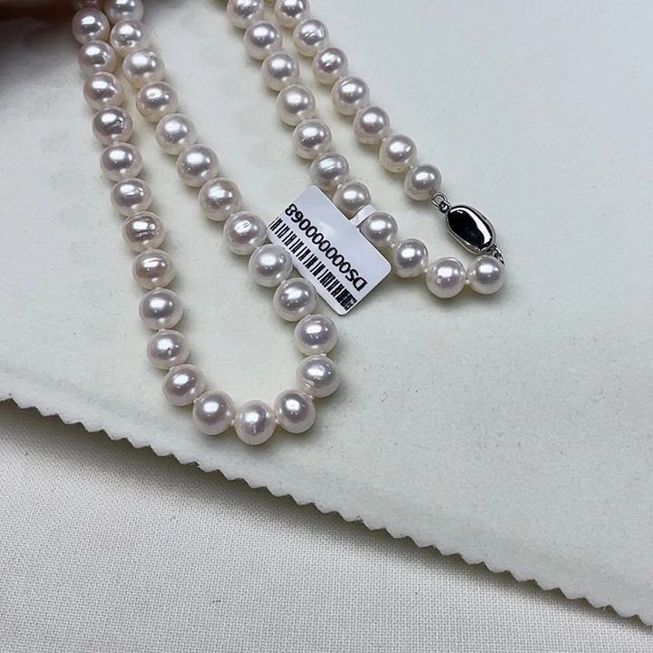 颈饰淡水珍珠未镶嵌卡9➕极光白炫彩50厘米