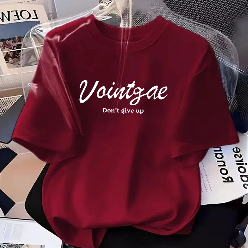 【6-3】2025纯棉男女同款纯棉T恤短袖t恤学生夏季ins潮牌潮印花