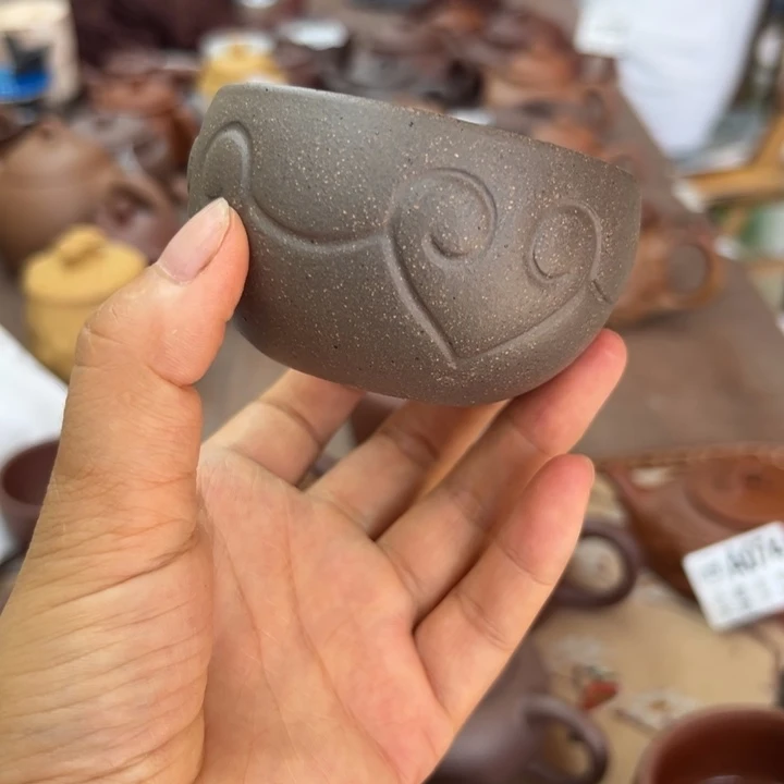 茶壶紫砂紫泥瑕疵100cc