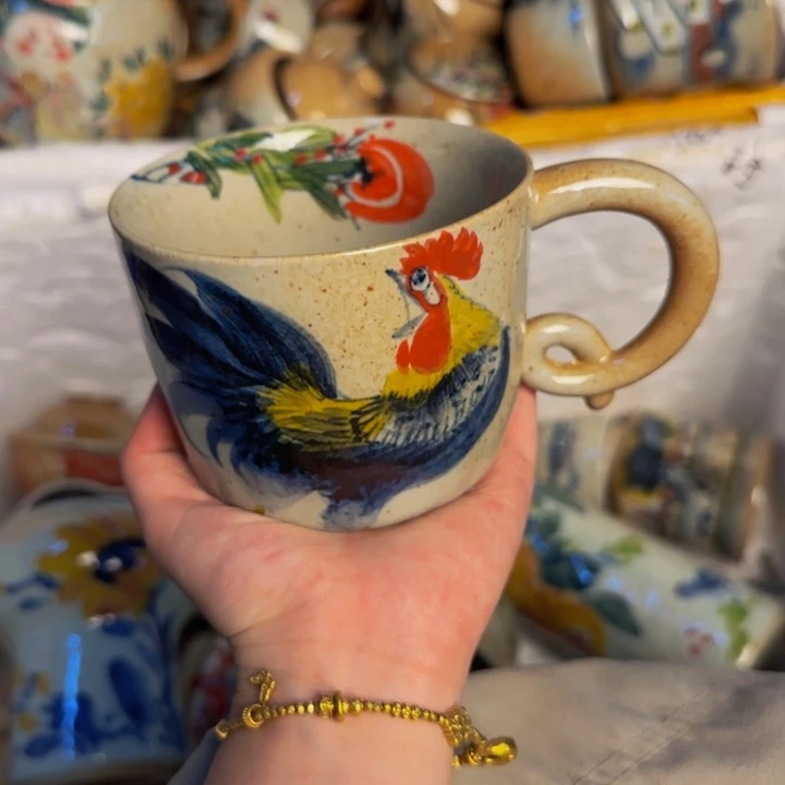 瓷片景德镇陶瓷手工手绘