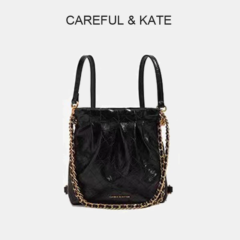 小ck夏季女包单肩斜挎托特包女士漆皮小号流浪包