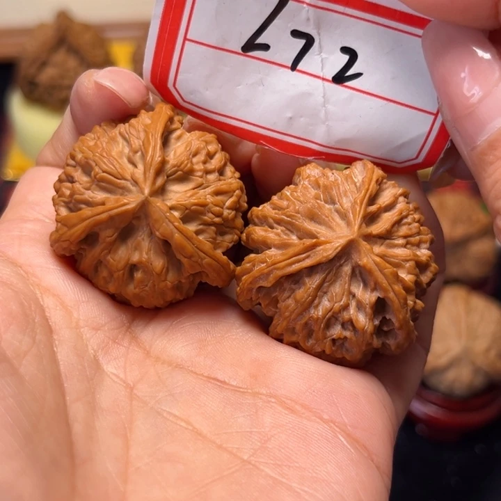 吊坠文玩核桃35全品苹果园三棱72